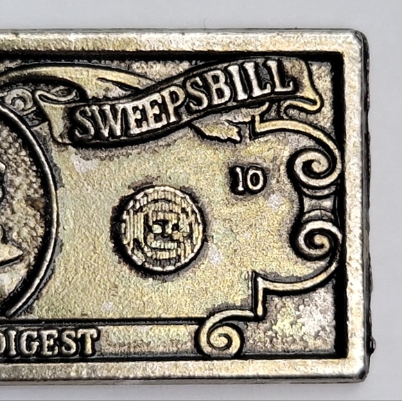 Reader's Digest 150,000 Metal Bill Knick Knack - Picture 8 of 12